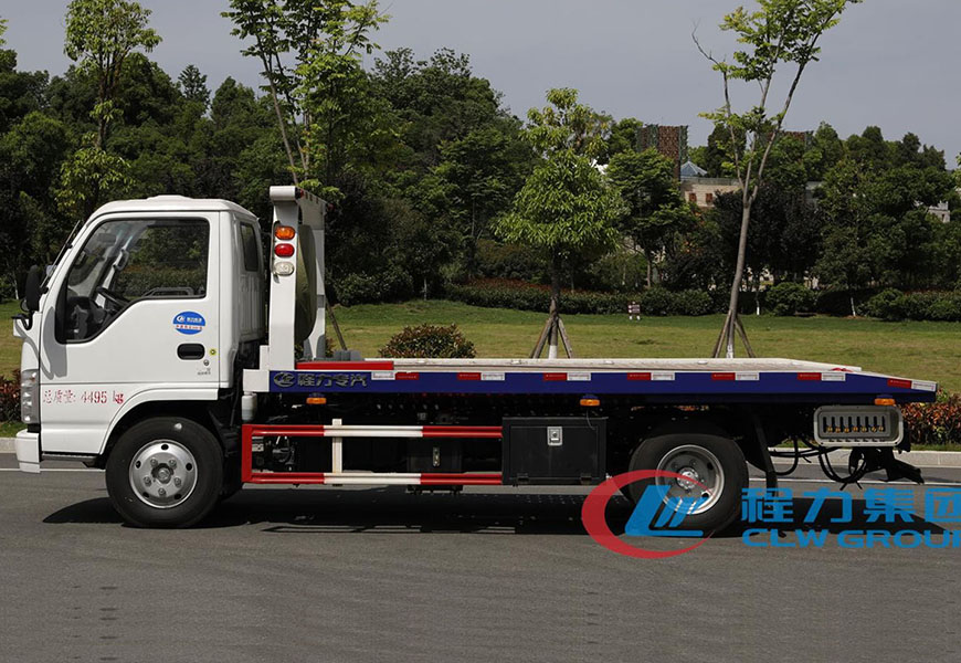 五十鈴100P一拖二清障車(chē)圖片