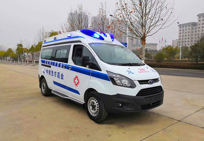 國六福特V362中軸中頂救護車(汽油版)