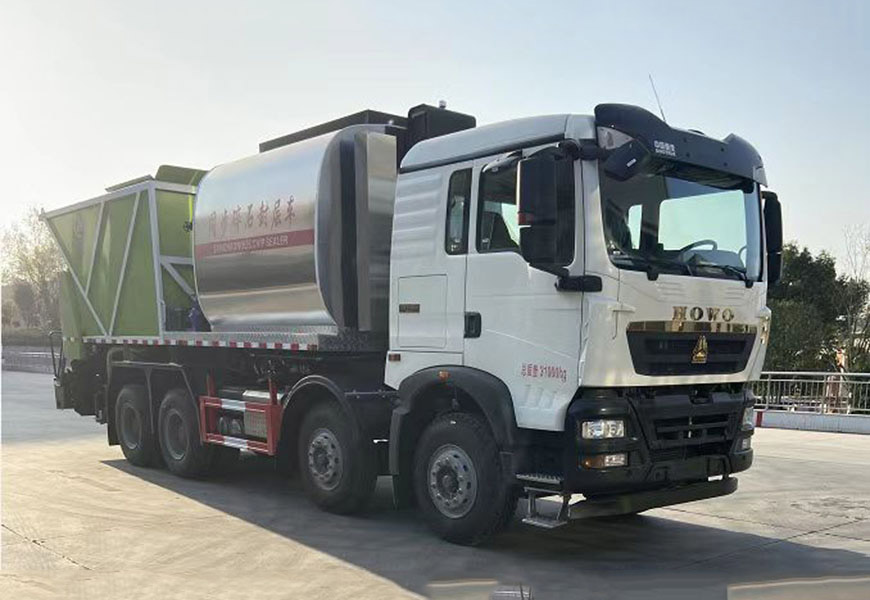 程力公路養(yǎng)護(hù)重汽豪沃前四后八同步封層車(chē)