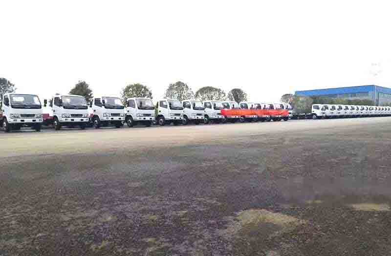 程力特種汽車(chē)制造廠100臺(tái)輕卡出口中東國(guó)家